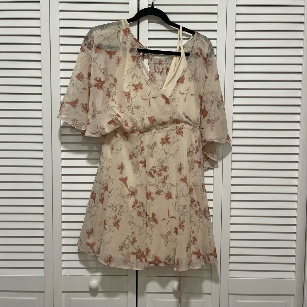 Lulus floral mini dress
